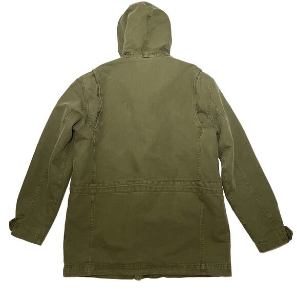 The Territory Ahead Mens Military Parka Jacket Size Small Green - Picture 2 of 7
